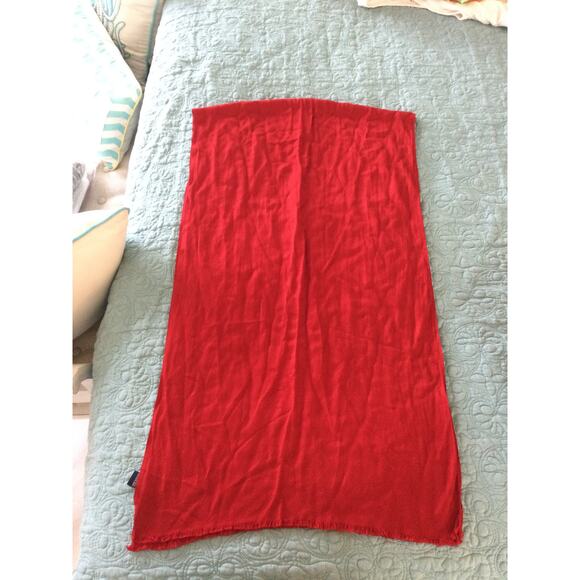Max Edition Ruby Red Scarf 20in x 70in - Picture 2 of 4